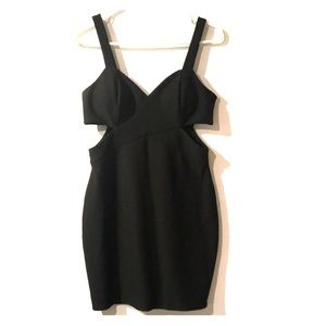 Black bodycon dress
